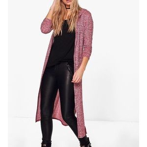 Long hooded cardigan - NWT - Boohoo
